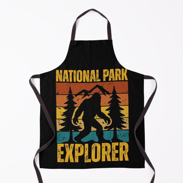 Item preview, Funny Hiking Bigfoot National Park Explorer designed and sold by legendaryskins.