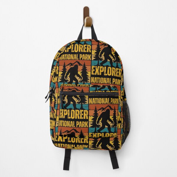 Item preview, Funny Hiking Bigfoot National Park Explorer designed and sold by legendaryskins.