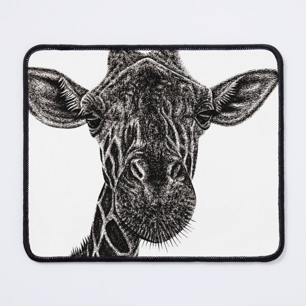 Item preview, Drawing of giraffe face designed and sold by LorenDowding.