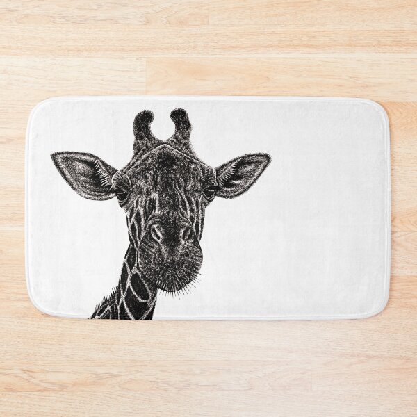 Item preview, Drawing of giraffe face designed and sold by LorenDowding.