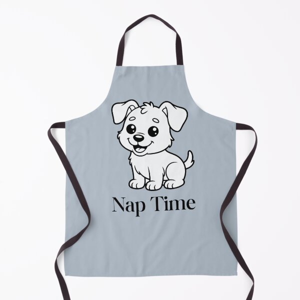 Item preview, Minimalist Nap Time Puppy Dog Kawaii Line Art Design designed and sold by ShaderShirts.