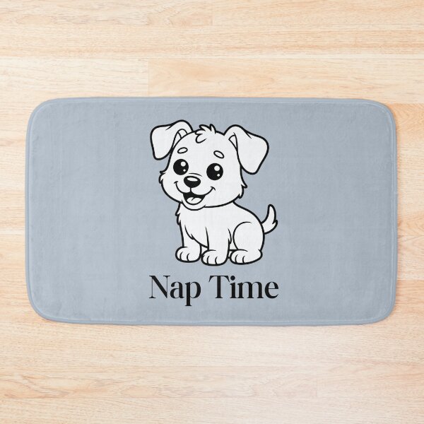 Item preview, Minimalist Nap Time Puppy Dog Kawaii Line Art Design designed and sold by ShaderShirts.