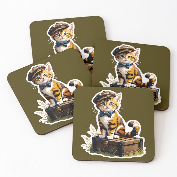 Item preview, Oliver the Box Kitten (Personalized & cute) designed and sold by tim tal.