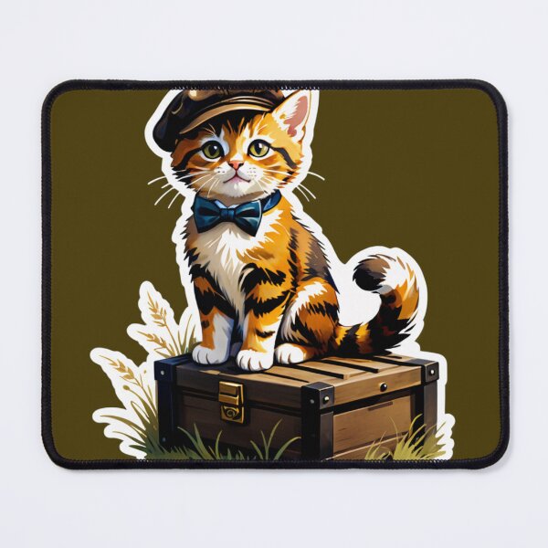 Item preview, Oliver the Box Kitten (Personalized & cute) designed and sold by tim tal.
