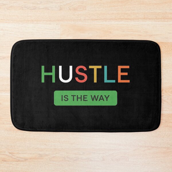 Item preview, Hustle Is The Way - Colorful Minimalist Typography Gym Streetwear designed and sold by No Excuses .