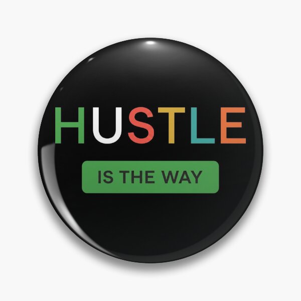 Item preview, Hustle Is The Way - Colorful Minimalist Typography Gym Streetwear designed and sold by No Excuses .