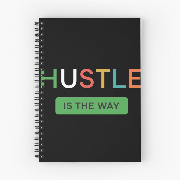 Item preview, Hustle Is The Way - Colorful Minimalist Typography Gym Streetwear designed and sold by No Excuses .