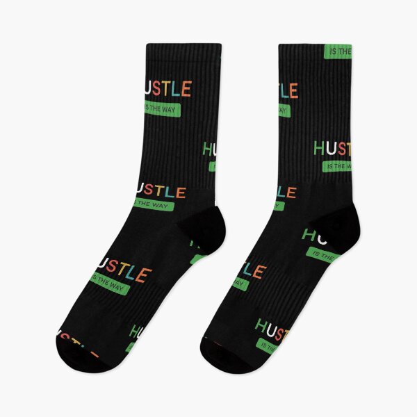 Item preview, Hustle Is The Way - Colorful Minimalist Typography Gym Streetwear designed and sold by No Excuses .