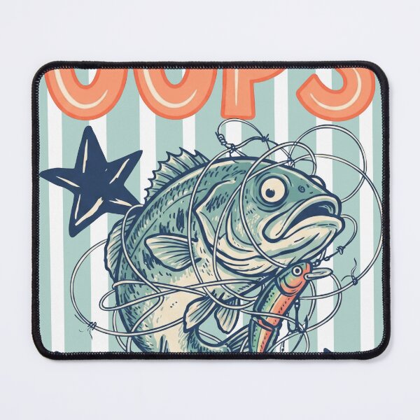 Item preview, Oops Fishing Shirt, Funny Fishing Design designed and sold by TeeVerse27.