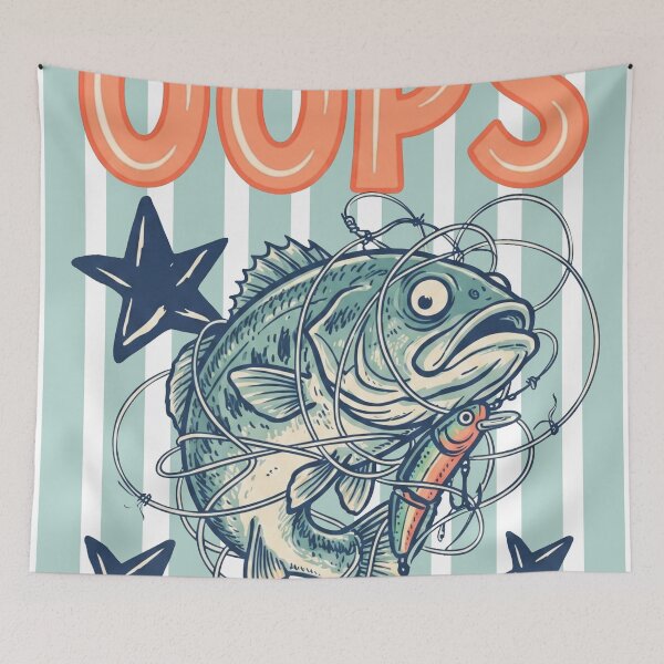 Item preview, Oops Fishing Shirt, Funny Fishing Design designed and sold by TeeVerse27.