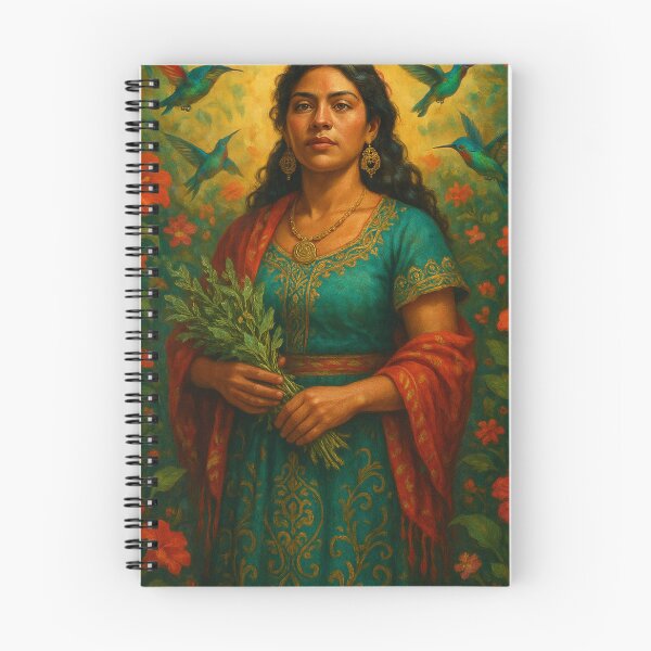 Item preview, Latina Curandera — Bruja Folk Healer Art designed and sold by PixelBrujeria.