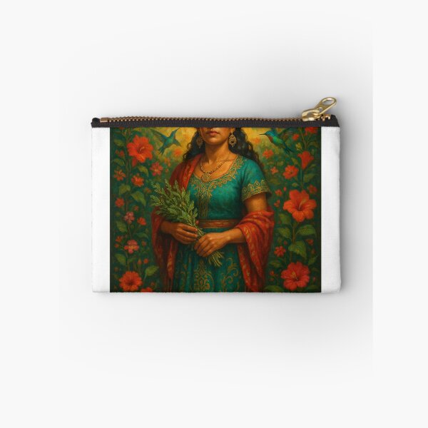 Item preview, Latina Curandera — Bruja Folk Healer Art designed and sold by PixelBrujeria.