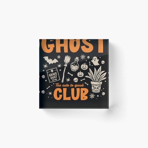 Item preview, Ghost Club Too Cute To Spook Sticker designed and sold by TeeVerse27.