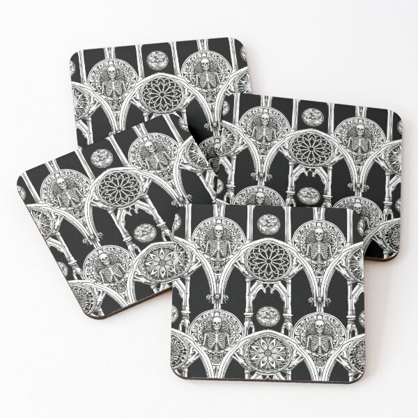 Item preview, Gothic Skeleton Cathedral Pattern designed and sold by MegaNovaArt.