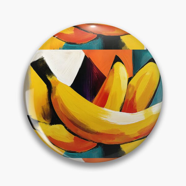 Item preview, Banana Burst in Living Color - Abstract Tropical Forms Shaped by Bold Geometry and Dynamic Energy designed and sold by OlfactoART Studio.
