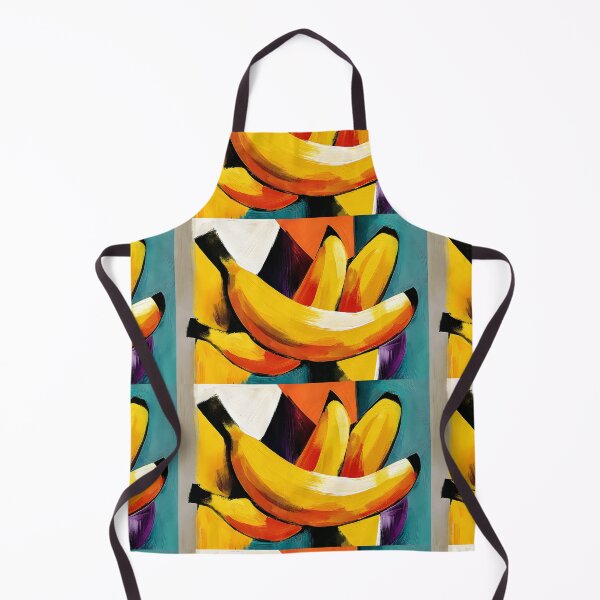 Item preview, Banana Burst in Living Color - Abstract Tropical Forms Shaped by Bold Geometry and Dynamic Energy designed and sold by OlfactoART Studio.
