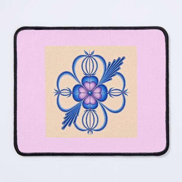 Item preview, Blue-Purple Axis Meditation — Calm Focus  designed and sold by RAIPrintStudio.