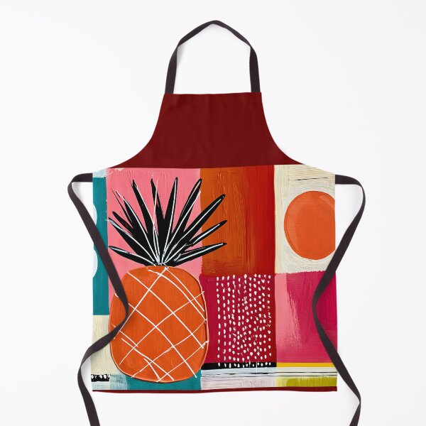 Item preview, Pineapple Pop Geometry - Tropical Fruit Reimagined Through Bold Shapes and Vibrant Modern Color designed and sold by OlfactoART Studio.