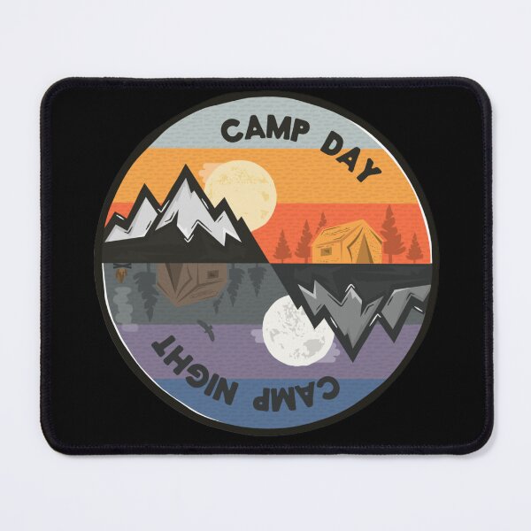 Item preview, Vintage Camp Day Night Mountain Outdoor Adventure designed and sold by Gravelpeak Co..