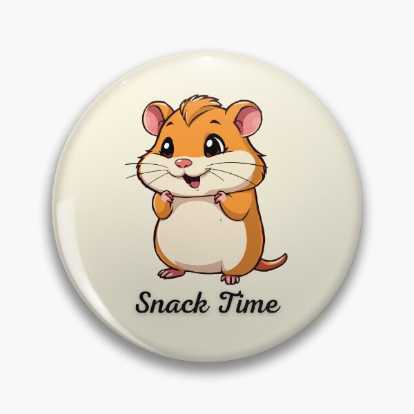 Item preview, Cute Chubby Hamster Snack Time Kawaii Illustration designed and sold by ShaderShirts.
