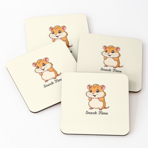 Item preview, Cute Chubby Hamster Snack Time Kawaii Illustration designed and sold by ShaderShirts.