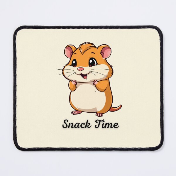 Item preview, Cute Chubby Hamster Snack Time Kawaii Illustration designed and sold by ShaderShirts.