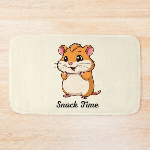 Item preview, Cute Chubby Hamster Snack Time Kawaii Illustration designed and sold by ShaderShirts.