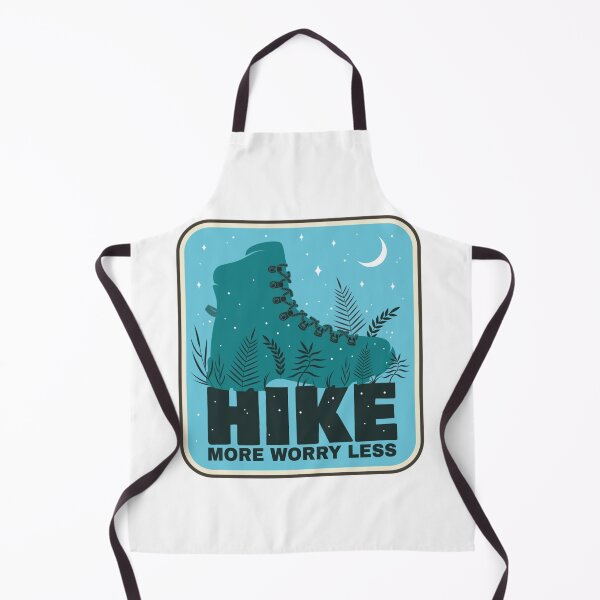 Item preview, Hike More Worry Less Vintage Hiking Boot Nature Trail designed and sold by Gravelpeak Co..