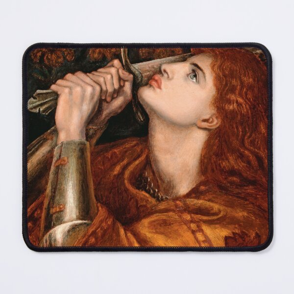 Item preview, Dante Gabriel Rossetti "Joan of Arc" designed and sold by Alexandra Dahl.