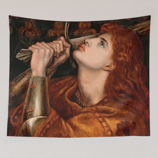 Item preview, Dante Gabriel Rossetti "Joan of Arc" designed and sold by Alexandra Dahl.