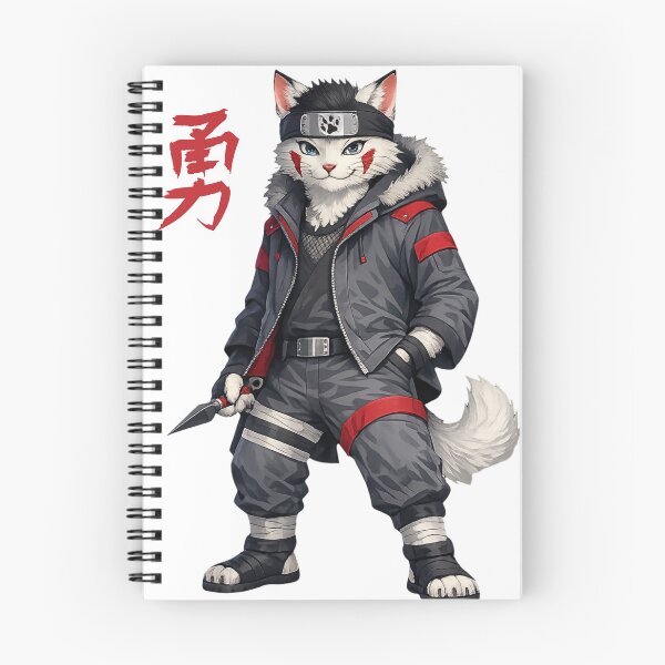 Item preview, Red Fangs Shinobi Cat designed and sold by FANTASYoDarknes.