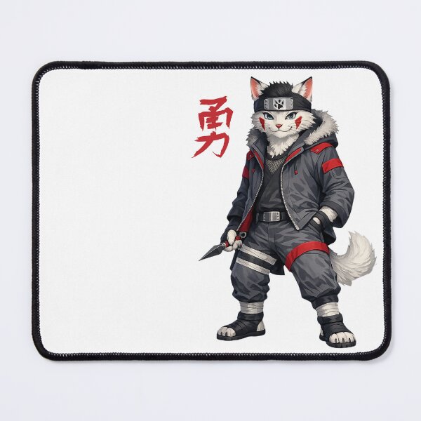 Item preview, Red Fangs Shinobi Cat designed and sold by FANTASYoDarknes.