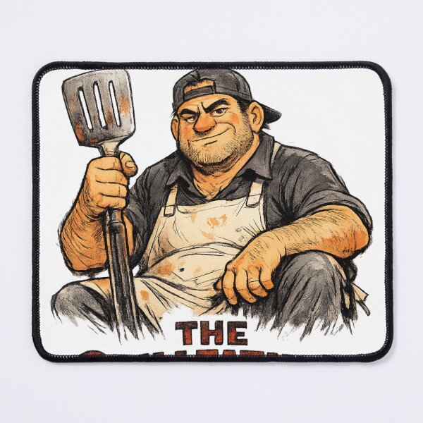 Item preview, The Grillfather Funny BBQ Dad Grill Shirt designed and sold by CerealBoxInk.