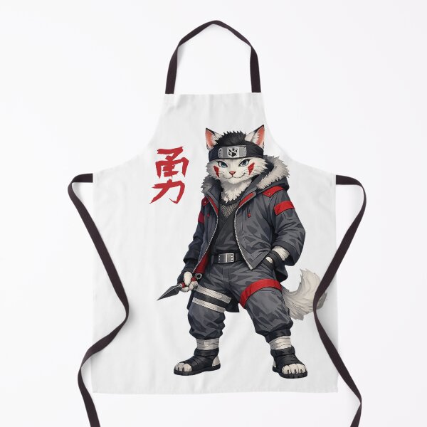 Item preview, Red Fangs Shinobi Cat designed and sold by FANTASYoDarknes.