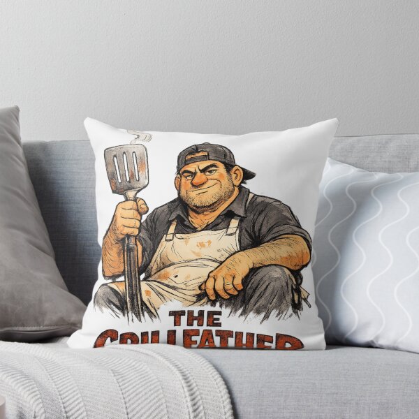 Item preview, The Grillfather Funny BBQ Dad Grill Shirt designed and sold by CerealBoxInk.