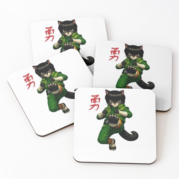 Item preview, Green Jumpsuit Funny Ninja Cat designed and sold by FANTASYoDarknes.