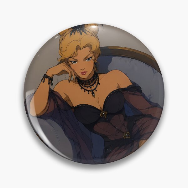 Item preview, Cabaret Queen in Black Velvet – Vintage Glamour Femme Fatale Art designed and sold by  Hollow Moon Studios..