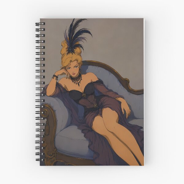 Item preview, Cabaret Queen in Black Velvet – Vintage Glamour Femme Fatale Art designed and sold by  Hollow Moon Studios..