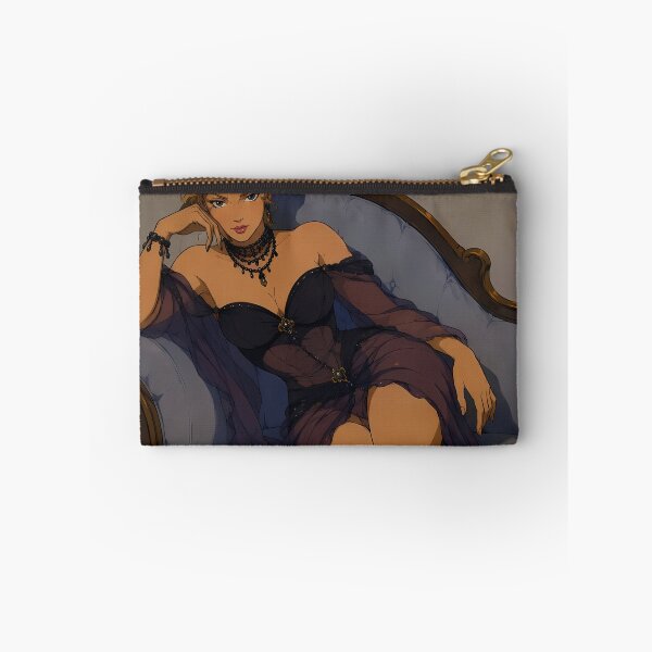 Item preview, Cabaret Queen in Black Velvet – Vintage Glamour Femme Fatale Art designed and sold by  Hollow Moon Studios..