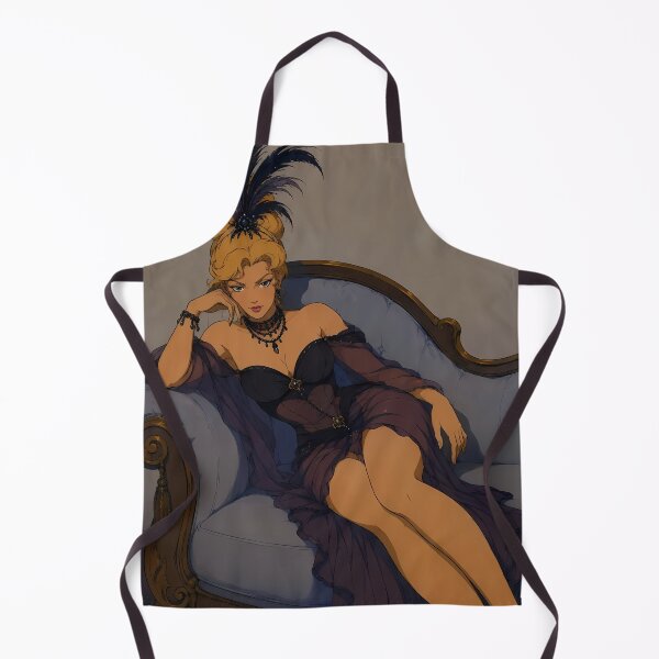 Item preview, Cabaret Queen in Black Velvet – Vintage Glamour Femme Fatale Art designed and sold by  Hollow Moon Studios..