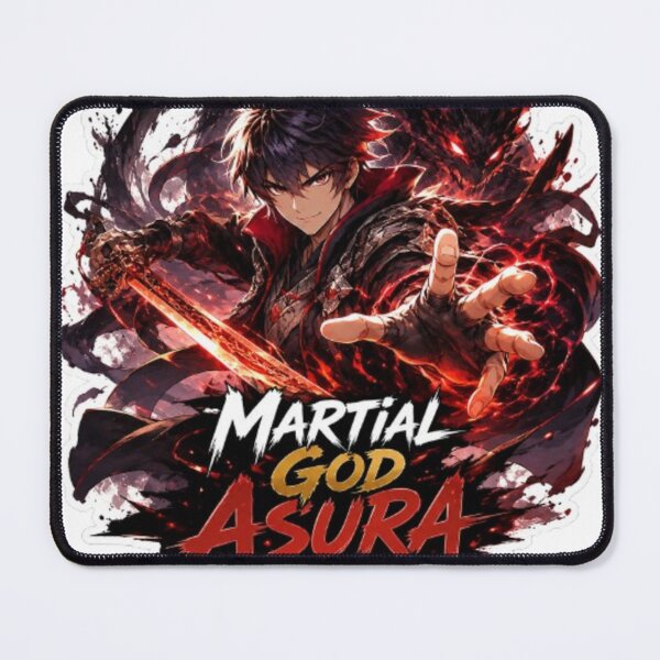 Item preview, Dark Cultivation Warrior Sticker – Epic Fantasy Anime Style designed and sold by MeowLoka ⭐⭐⭐⭐.