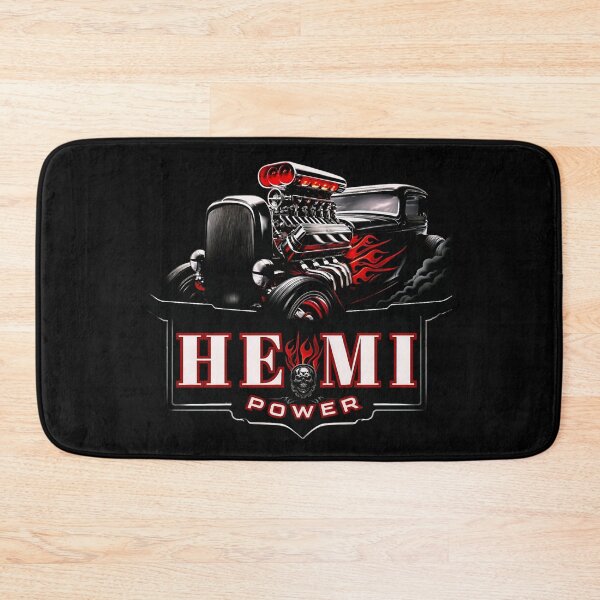 Item preview, Hemi Power Hot Rod Muscle Car Skull Flames designed and sold by DeimosArtIntl.