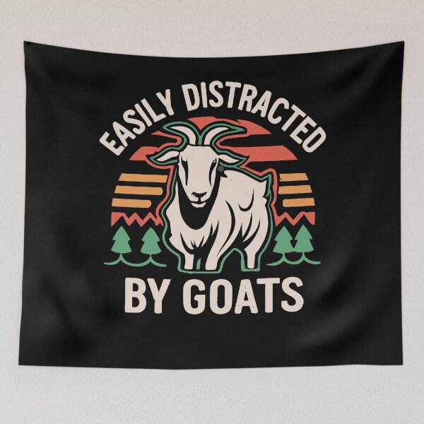 Item preview, Distracted By Goats designed and sold by SiarheiYur.