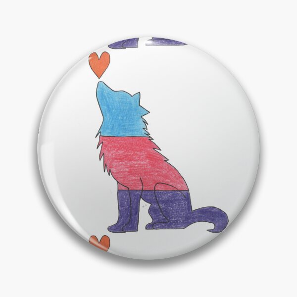 Item preview, Wolf polyamorous flag designed and sold by Malectrashop.