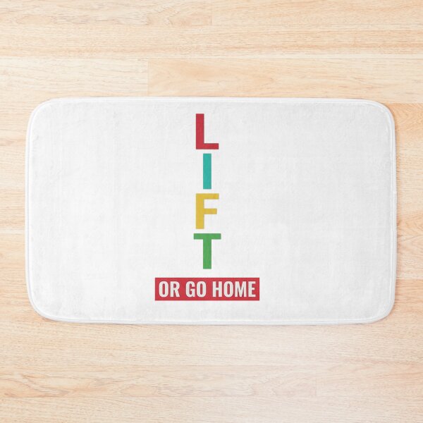 Item preview, Lift Or Go Home - Motivational Gym Quote Minimalist Fitness Design designed and sold by No Excuses .