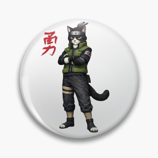 Item preview, Funny Genius Strategist Shinobi Cat designed and sold by FANTASYoDarknes.