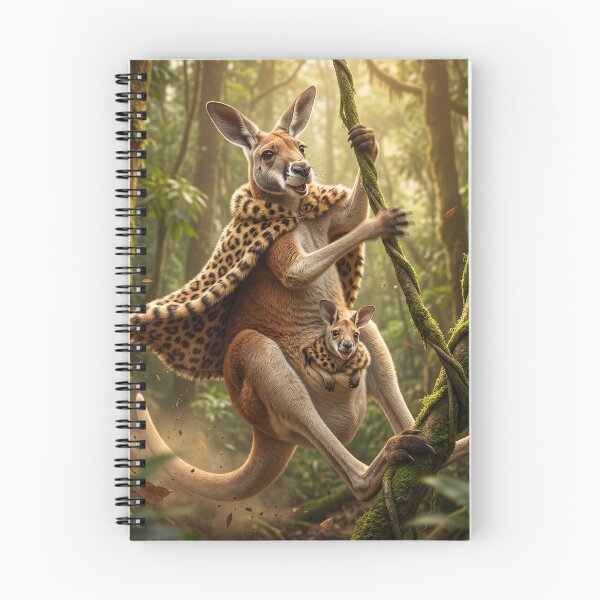Item preview, Kangaroo and Her Joey Rule the Jungle designed and sold by Tridentulus.