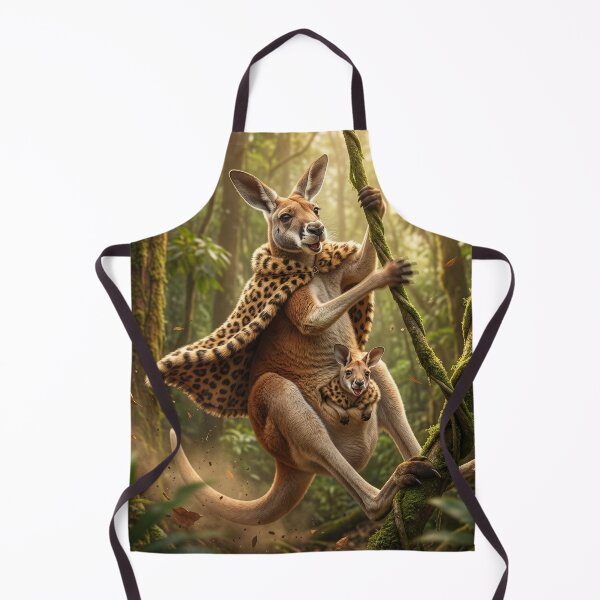 Item preview, Kangaroo and Her Joey Rule the Jungle designed and sold by Tridentulus.