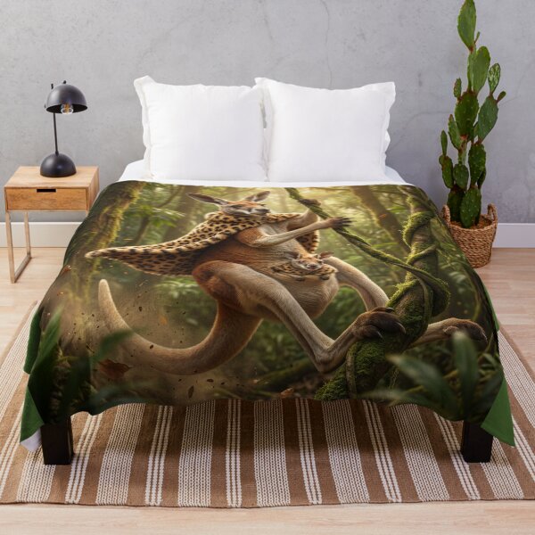 Item preview, Kangaroo and Her Joey Rule the Jungle designed and sold by Tridentulus.