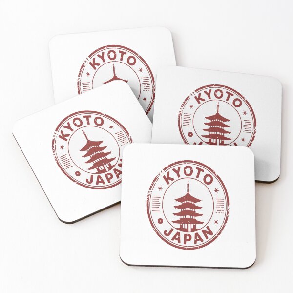 Item preview, Kyoto Passport Stamp Sticker – Japan Travel Stamp Design designed and sold by stickercuffs.
